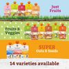 Peter Rabbit Organic Fruit Vegetable Puree Snacks 10 Pack for Kids 4.4 Ounce