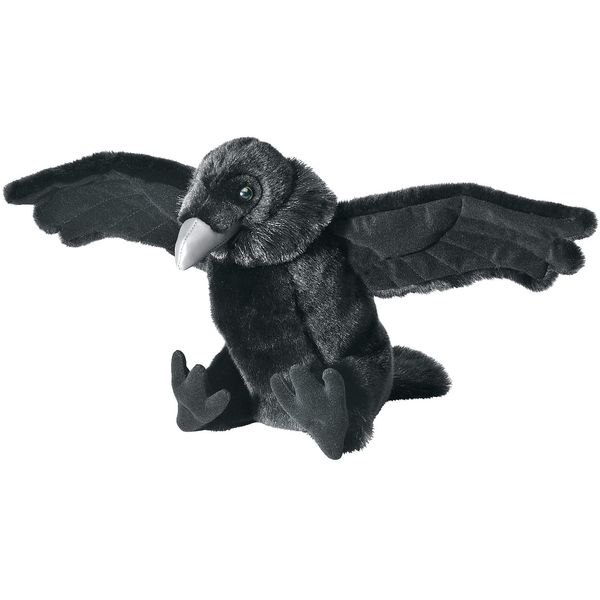 Wild Republic Raven Plush, Cuddlekins, Stuffed Animal, Soft Toy, Gifts for Kids, 12 Inches