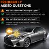 Check Engine Light Fault Automotive Code Reader OBD2 Car Scanner I/M Readiness