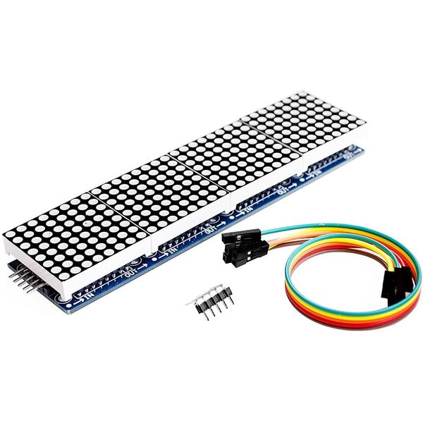Fasizi Dot Matrix Module For Arduino Microcontroller 4 In 1 Display with 5pin Line