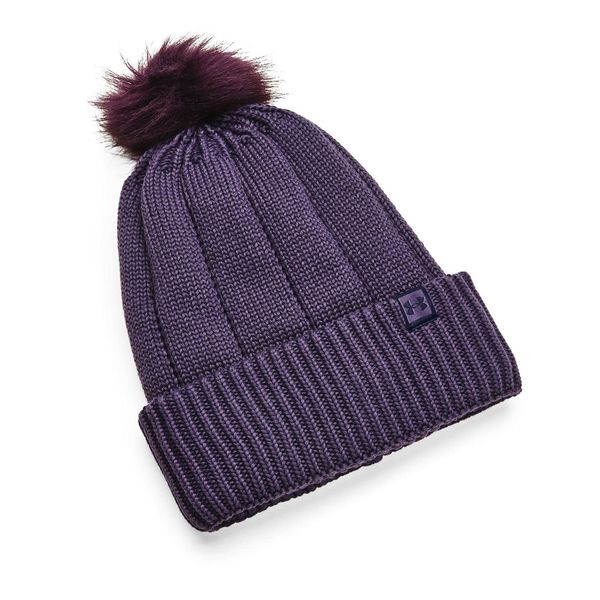 Under Armour Damen Ws Pom Beanie Hut, Traubenblatt, Einheitsgröße