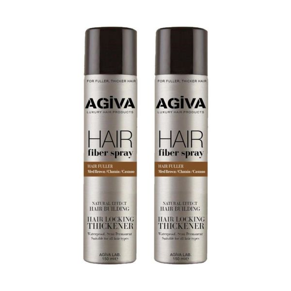 Dolgunlaştırıcı Hair Fiber Spray Kahverengi 150ml x2