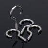 100pcs Ceiling Hooks Heavy Duty Cup Hook Holder Stainless Steel Screws Hooks