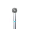 Staleks diamond nail drill bit, "ball", blue, head diameter 5 mm -FA01B050
