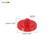 PATIKIL Camera Shutter Button, 3 Pack Soft Shutter Release Button Pure Copper Camera Button Concave, for Nikon for Fujifilm for Leica Red/Black/Yellow
