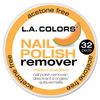L.A. COLORS Polish Remover Pads, Melon Scent CNR965