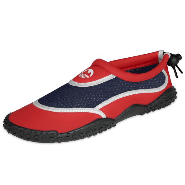 Lakeland Active Eden Aquasport Protective Water Shoes Wild Swimming Holiday Surf Sea Paddleboard - Red/Navy - 13 Child UK