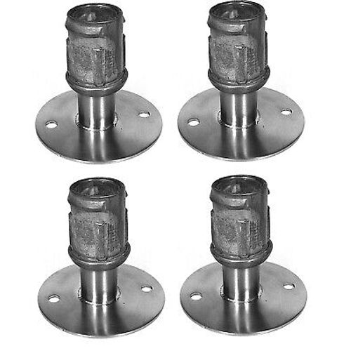 Stainless Steel Flanged Feet for Stainless Steel 1-5/8" O.D. Tubing