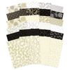 Hunkydory Crafts Stickables A5 Self-Adhesive Foiled Paper Pack - Essential Colours