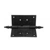 Black Wrought Iron Butterfly Hinge 7.5" H x 4.75" W Steeple Tip Rust Resistant