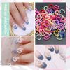 Nail Parts Pearl About 180 Pieces 3D 3D Heart Shaped Color Pearl Heart Nail Decoration Jewelry Parts Handmade Nail Decoration Nail Deco Parts Nail Art Accessory Parts 10mm