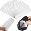 20 Pack Cap & Hat Liners Sweat Pads Sweat Absorbing Sheet Hat Guard Tape, white