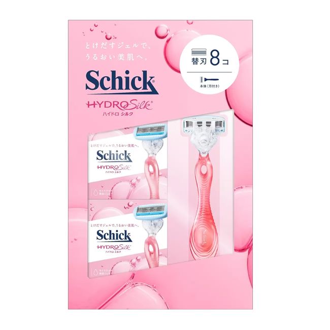 Schick Hydrosilk Club Pack with main blade + 8 replacement blades Costco COSTCO Razor [Sleep Beauty Research Institute]