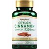 Ceylon Cinnamon Complex 1200 mg (per serving), 200 Vegetarian Capsules