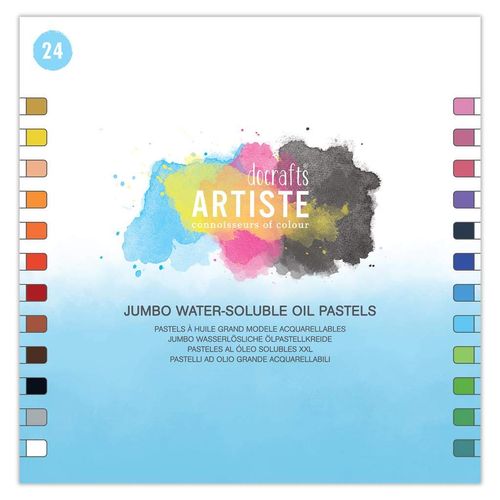 Artiste Water-Soluble Oil Pastels - Pack of 24