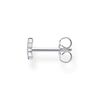 Thomas Sabo Women Single Stud Earring Moon Pavé 925 Sterling Silver