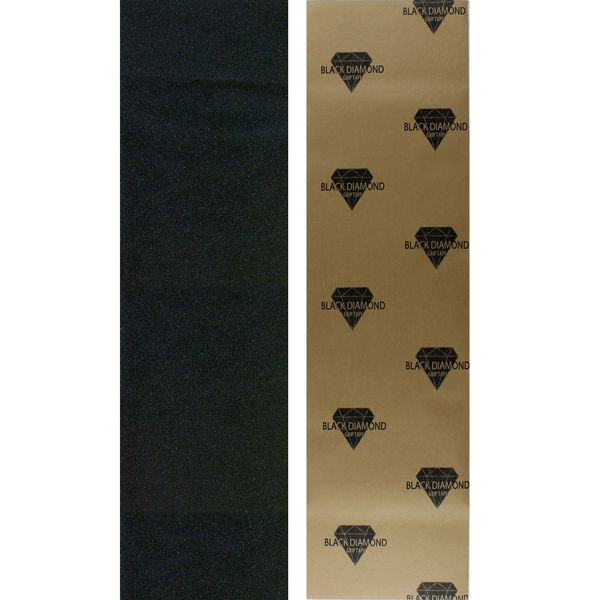 Black Diamond Longboard Skateboard Grip Tape Sheet 10" x 48" Black