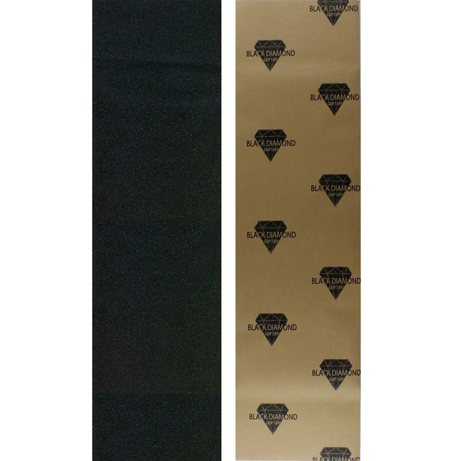 Black Diamond Longboard Skateboard Grip Tape Sheet 10" x 48" Black