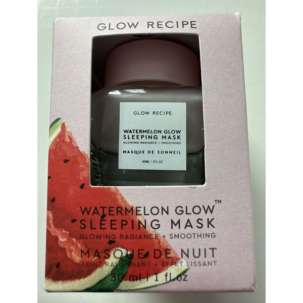 NEW GLOW RECIPE Watermelon Glow Sleeping Mask Mini/Travel Size 30ml/1oz