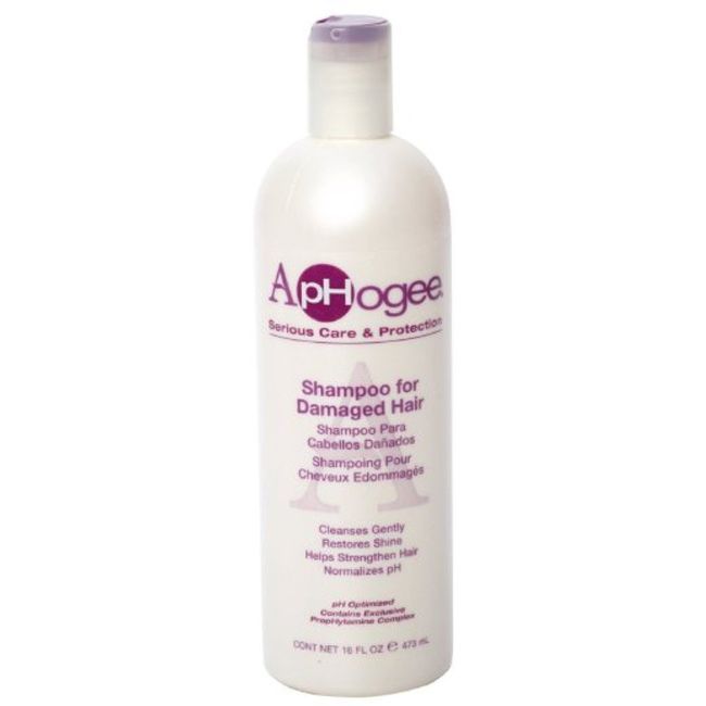 Aphogee Shampoo for Damaged Hair, 16 oz (Pack of 3)