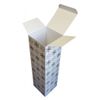 Gold Silver Snowflake Christmas Cardboard Wine Bottle Presentation Gift Boxes Qty 75 Boxes