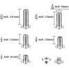 Versatile 80 Piece Chicago Screw Kit with 5 Sizes - Perfect for Bookbinding