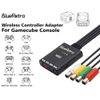 GameCube Bluetooth Wireless Grip Controller BlueRetro GameCube for Xbox One S/Xbox Series X|S/Wii/Wii U Pro/Switch PS5 PS4 with 4 Bluetooth