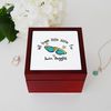 CafePress Swim Goggles Memory Keepsake Jewelry Box, 5"x5"x3.75"