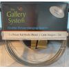 Brass Picture Rail Hangers - GBLPRANG5B - The Gallery System