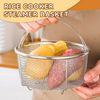 Steamer Basket, Stainless Steel Vegetable Steamer Basket with Handle for Cooking, Stainless Steel Strainer Basket (20 cm)