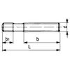 Stiftschrauben DIN 6379 M6x63 mm