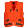 Gamehide Chukar Upland Pheasant Quail Hunting Vest Orange Front and Rear Loading (Large, Solid Orange)