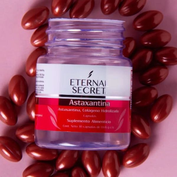 Eternal Secret Astaxantina Colágeno Hidrolizado 30 capsulas