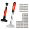 Goldblatt 2PC Razor Blade Scraper Heavy Duty 20PCS 4in Blades Floor Scraper Tool
