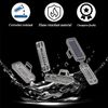 RHQFDM 50 Transparent Cable Ties Box for Cable Management and Identification