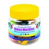 Shooter Glass Marbles Bundle, Pack of 15, 1 inch, with Practical Container