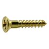 #4 x 5/8" Brass Phillips Flat Head Wood Screws (100 pcs)