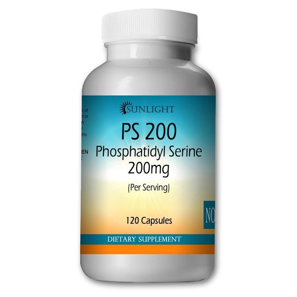 Phosphatidyl Serine 200mg-Focus & Memory  120 Capsules, Soy Free Free Ship