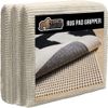 GORILLA GRIP Extra Strong Rug Pad 4' x 6' (Rectangular), White 