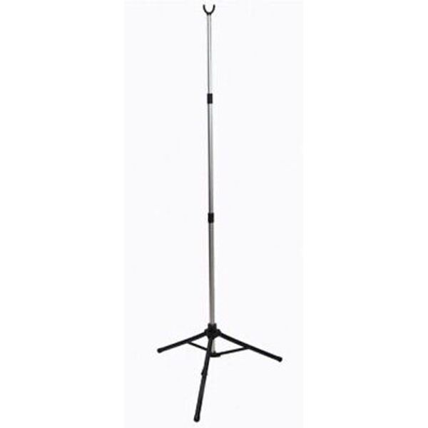 IV Stand Floor Stand Portable Foldable Wolf-Pak IV Pole 3-Legs 2-Hooks #IVP3L