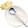 2 Pcs Pineapple Spoon Rest and Spoon Set, Ceramic Farmhouse Utensil Rest for ...