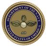 New Navy Medallion for Box Cremation Urn/Flag Case - 3 Inch Diameter