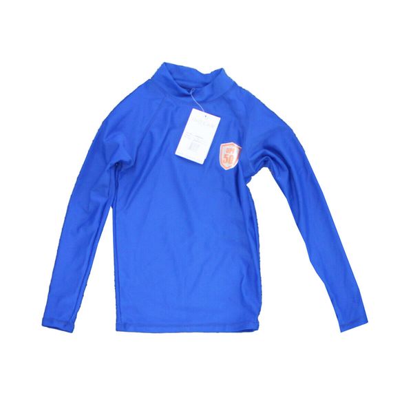 InGear Swim Slim Fit Boys Small Long Sleeve Shirt Blue