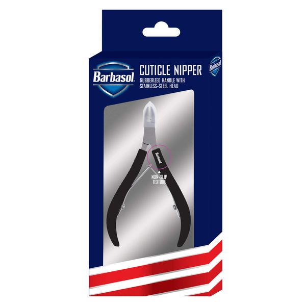 Barbasol Non Slip Stainless Steel Cuticle Nipper