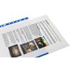 grafoplas 5501130 – Pillow PP with Colour Indicator, A4, Blue