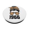 Limited Edition Leopard Messy Bun Awesome Since 1966 PopSockets Swappable PopGrip