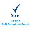 Sure Original Dry 48h protection against sweat and odour Anti-perspirant Roll-On MotionSense technology deodorant 6 x 50 ml