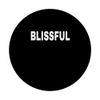 BLISSFUL Mood Emotion Bold White Text Apparel PopSockets Swappable PopGrip