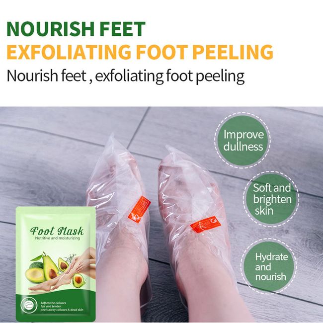 Foot Peel Mask,callus And Dead Skin Remover,nourish And Moisturize