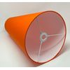 Bright Orange Cotton Extra Tall Cone Lampshade
